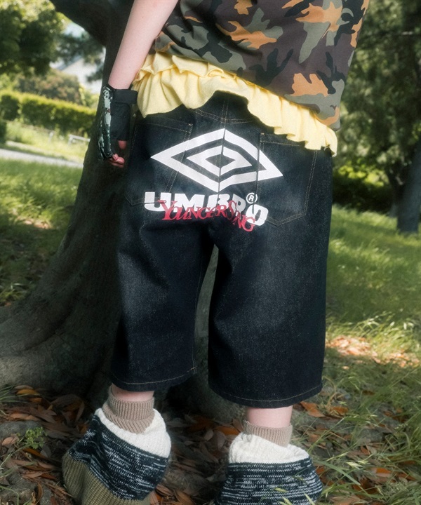 予約商品【7月下旬より順次発送】UMBRO アンブロ × Younger Song ヤンガーソング コラボ ハーフパンツ ショートパンツ ユニセックス MRYS-SPT004 ムラサキスポーツ別注