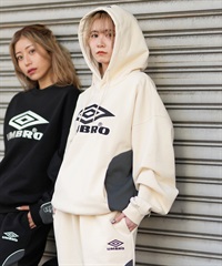 UMBRO アンブロ パーカー プルオーバー レディース フーディー スウェット 裏起毛 セットアップ対応 MD11WSMHD01 ムラサキスポーツ限定