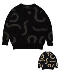 NOMADIK ノマディック WT JACQUARD SWEATER スノーボード ウェア インナーウェア ユニセックス ムラサキスポーツ 25-26モデル MM D4 【2526】(BKGY-M)