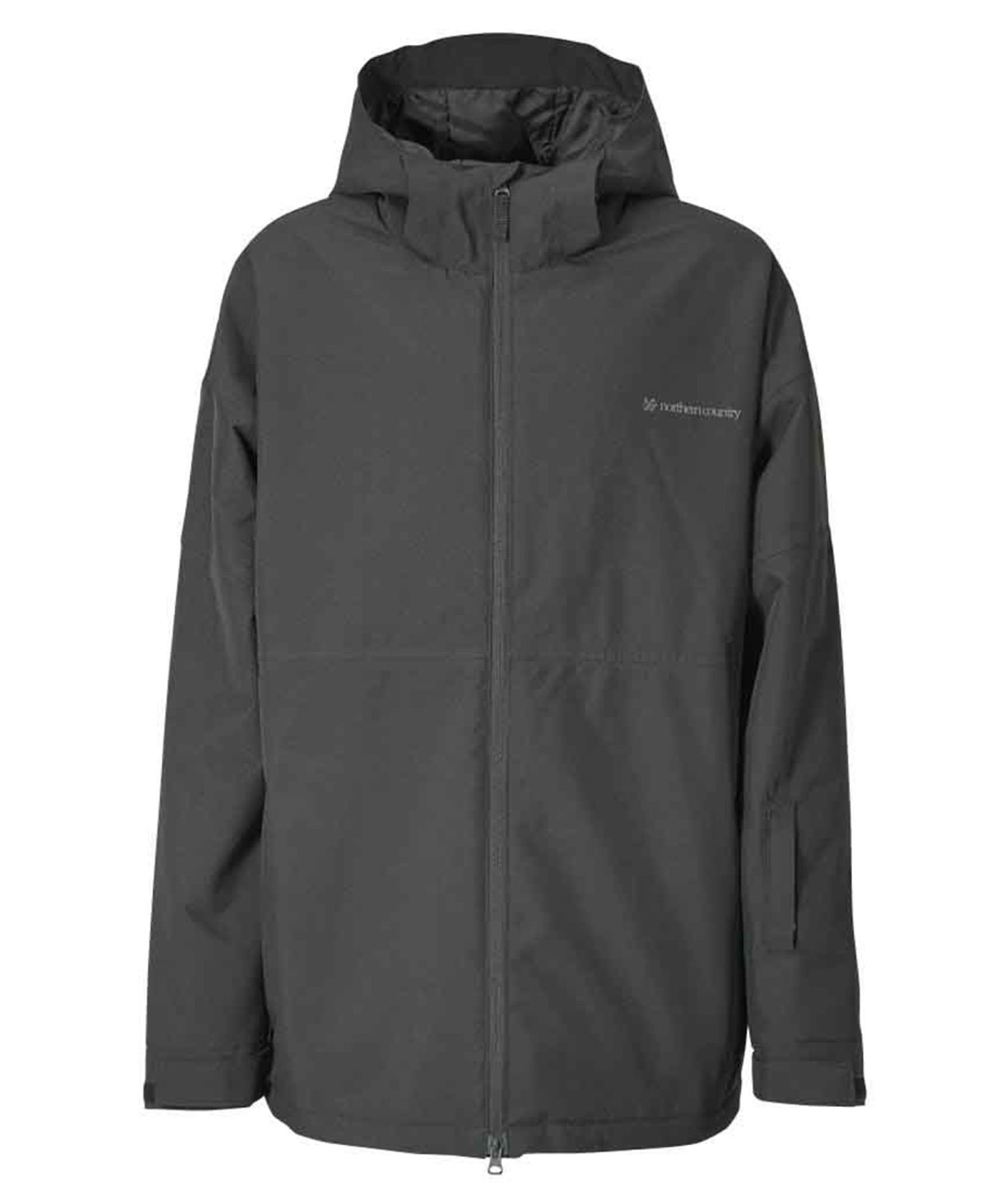 【2526】northerncountry ノーザンカントリー スノーボード ウェア ジャケット ユニセックス SMOOTH JACKET ムラサキスポーツ 25-26モデル LL E1(BK-S)