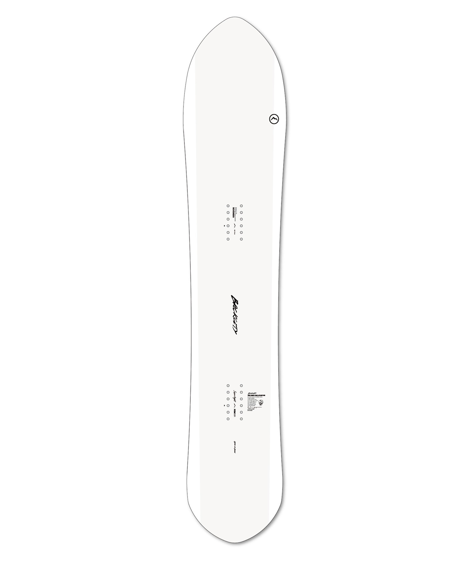 77　NOVMBR スノーボード ホワイト + ケース SOLECOVER | NOVEMBER SNOWMATERIAL