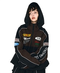 BSRABBIT ビーエスラビット PATCHED UTILITY HOODED JK スノーボード