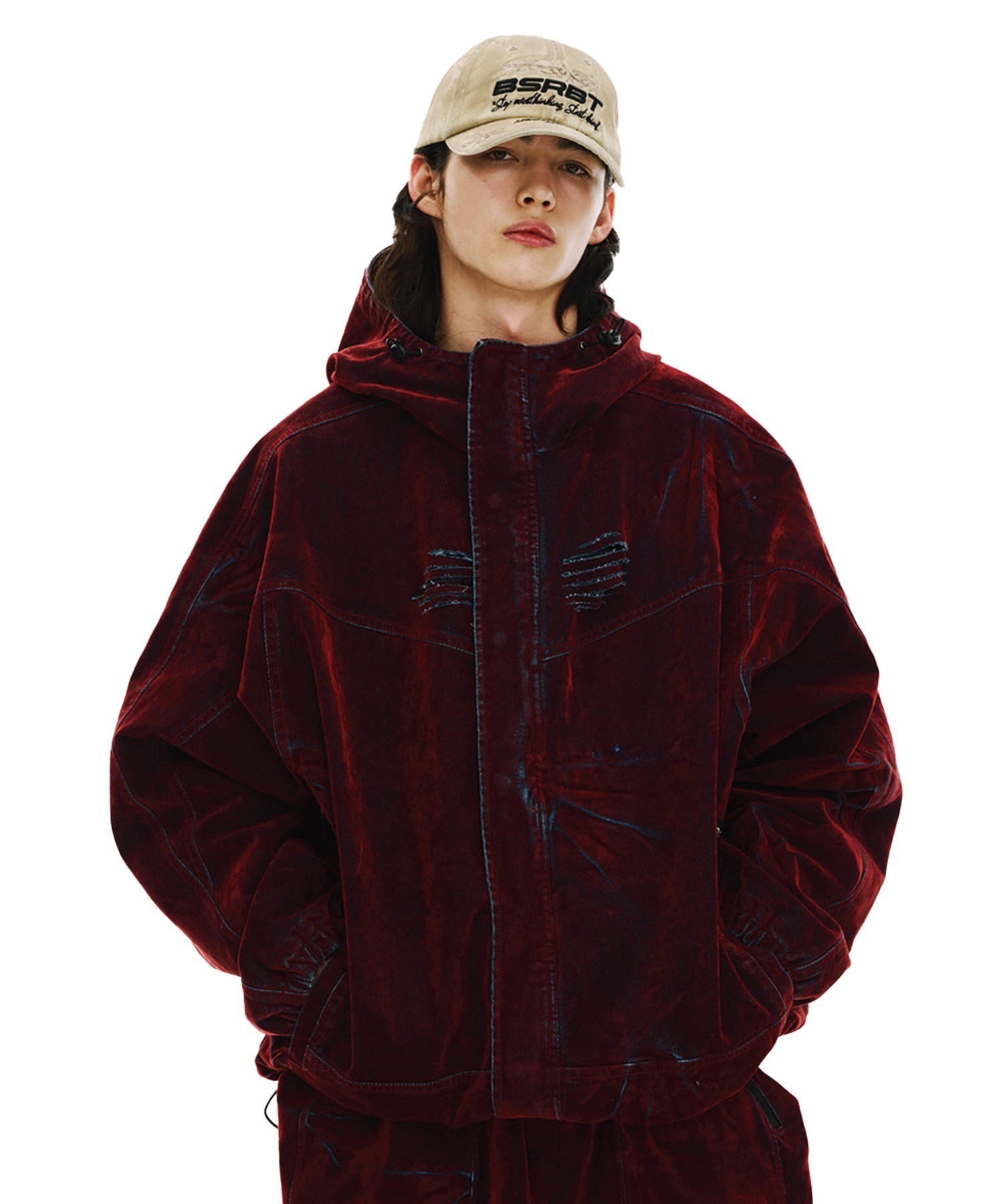 BSRABBIT ビーエスラビット DSXBS WAX REALDENIM HOODJK スノーボード