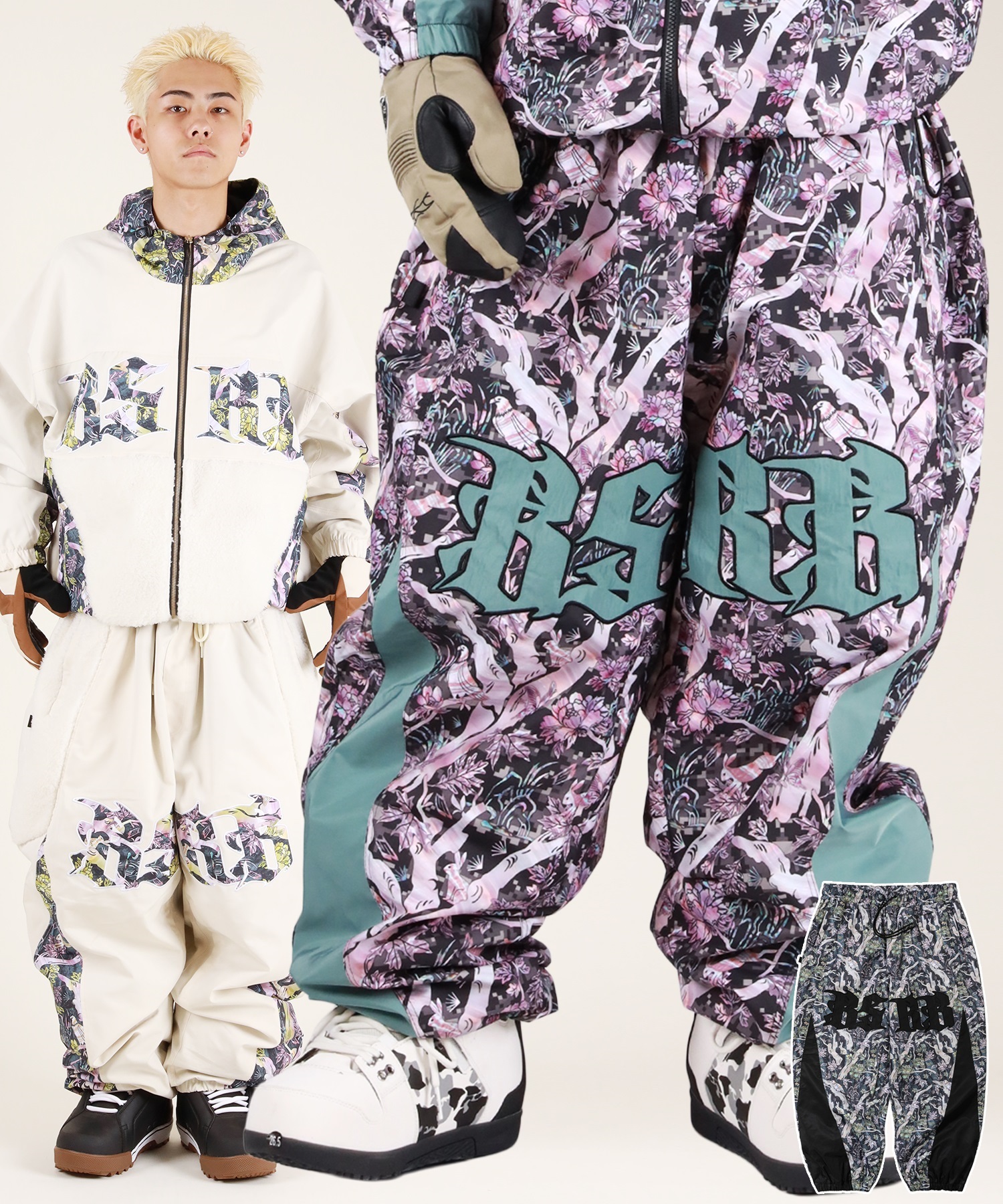 BSRABBIT ビーエスラビット KR JAGAE ART SP WIDE JOG PT スノーボード