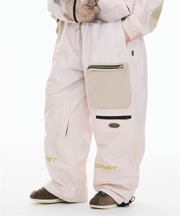 ビエスラビット ホワイト スノーボードウェア M ビエスラビット ホワイト スノーボードウェア M
