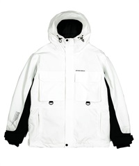 【早期購入/店頭受取対象外】BEYOND MEDALS ビヨンド メダルス スノーボード ジャケット ユニセックス Cargo Jk 2L 23225306 25-26モデル MM D18(WHITE-XS)