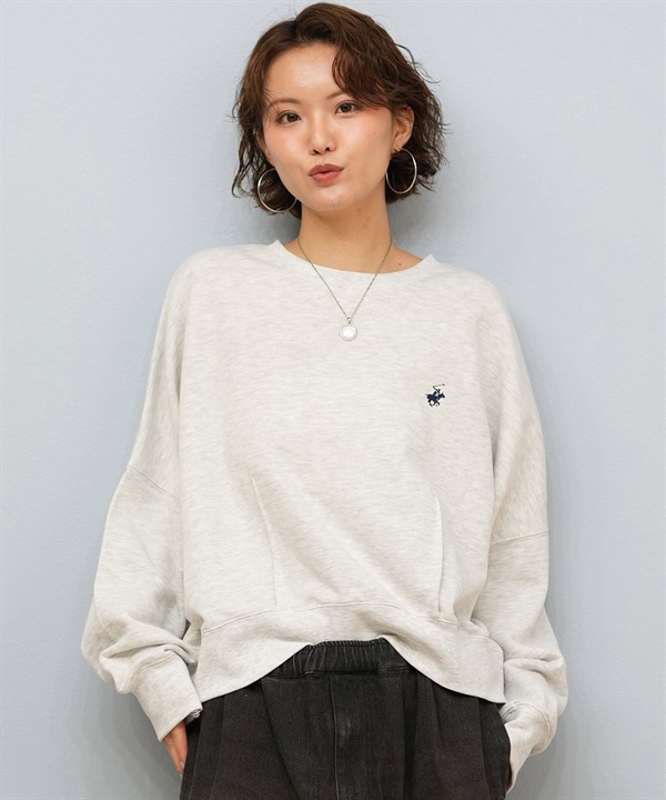 BEVERY HILLS P.C ビバリーヒルズポロクラブ トレーナー スウェット レディース シンプル ワンポイント 5487-6754