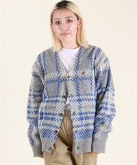 BEVERY HILLS P.C ビバリーヒルズポロクラブ ニット セーター カーディガン レディース チェック 5487-6751(29GY-M)