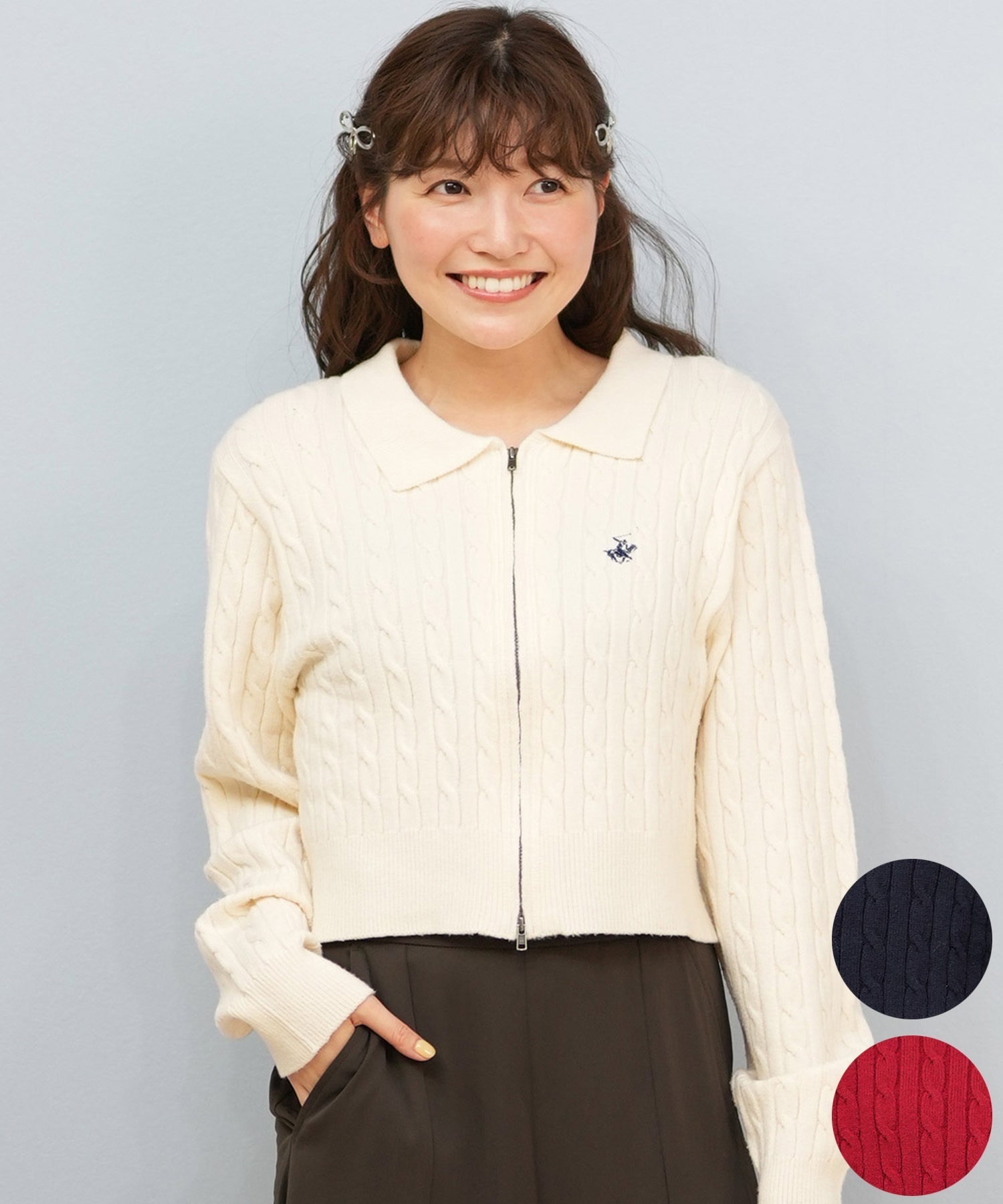 BEVERY HILLS P.C ビバリーヒルズポロクラブ カーディガン レディース