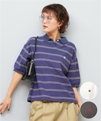 BEVERY HILLS P.C ビバリーヒルズポロクラブ 半袖 ポロシャツ レディース ワンポイント ボーダー 5287-5752