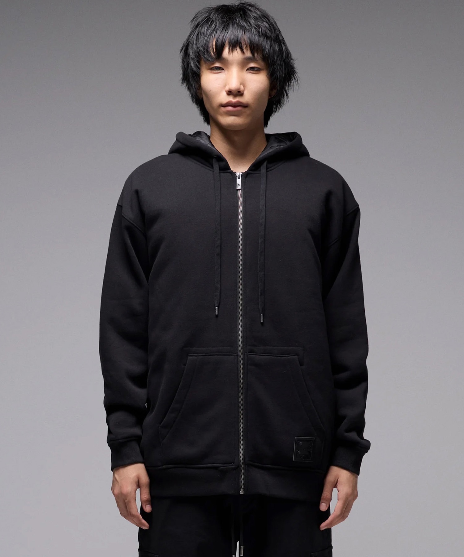 希少 90s ラムレザー フード フーディ フルジップ 黒 パーカー ジャケット ZIP前開き 柔らかな・フェイクレザーパーカー,レザーパーカー,レザー