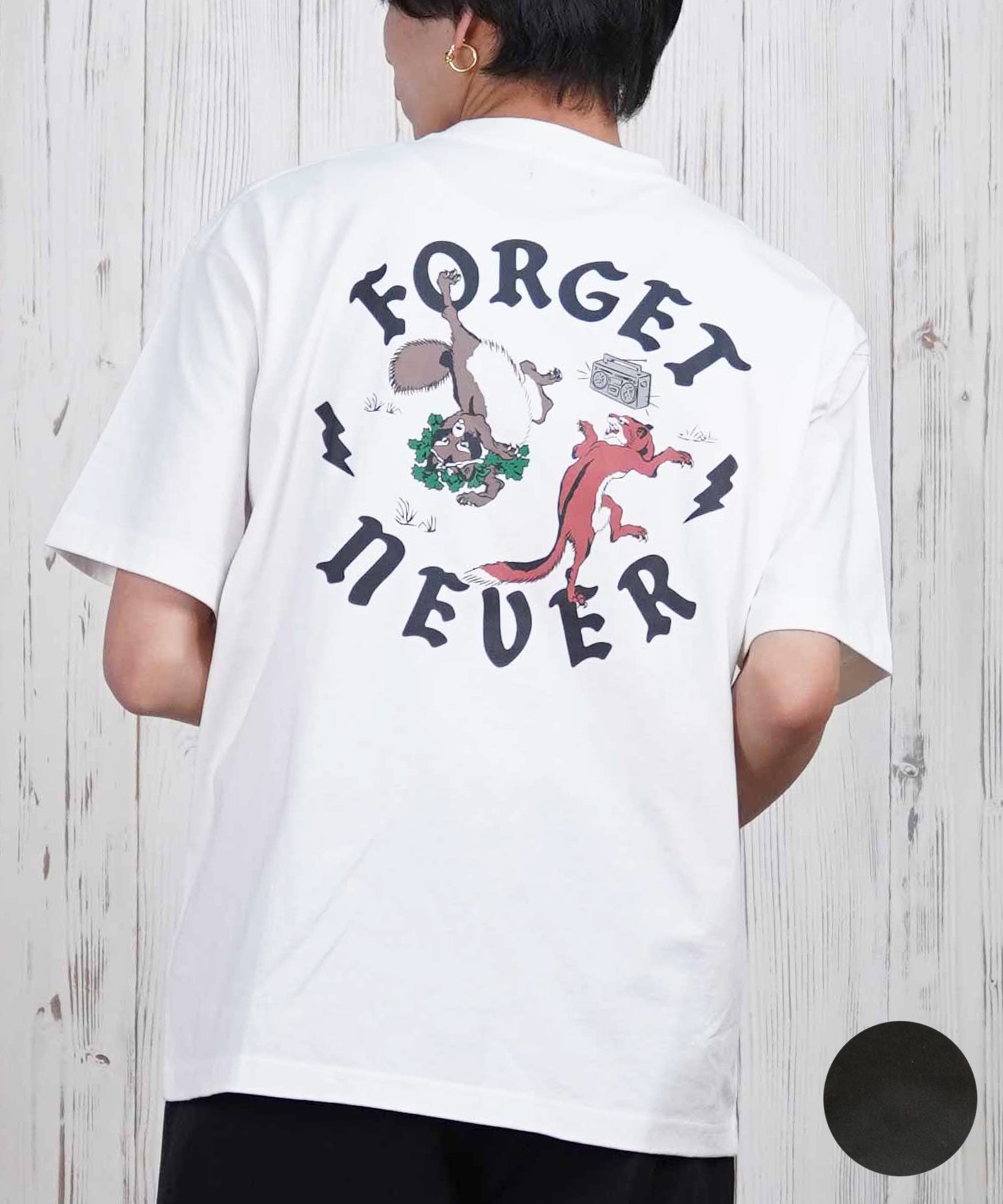 FORGET NEVER フォーゲットネバー 半袖 Tシャツ メンズ バック