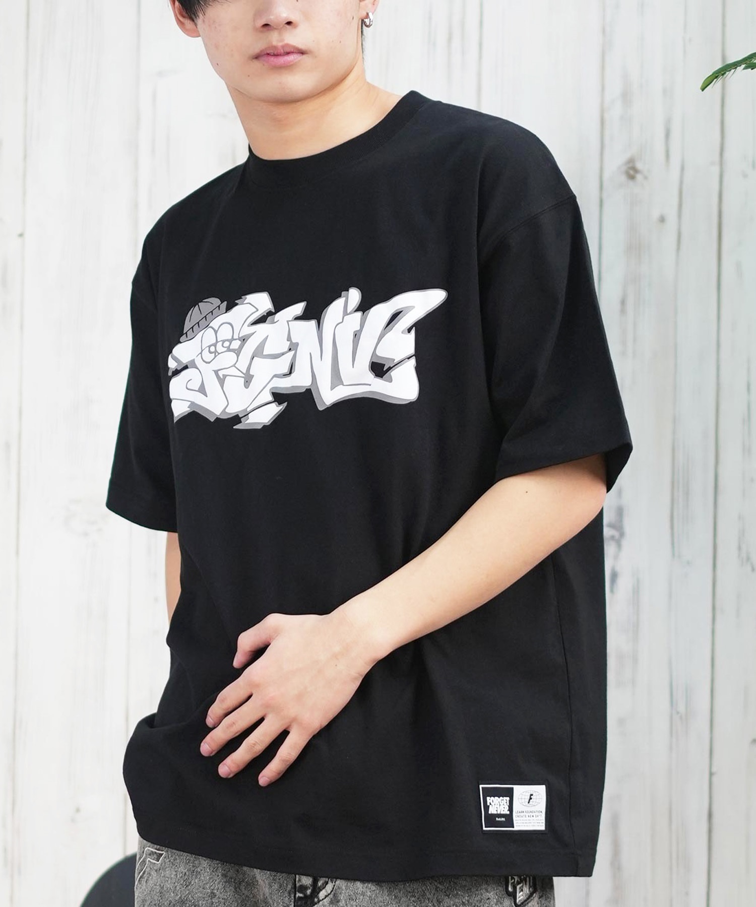 FORGET NEVER フォーゲットネバー 半袖 Tシャツ メンズ フロント
