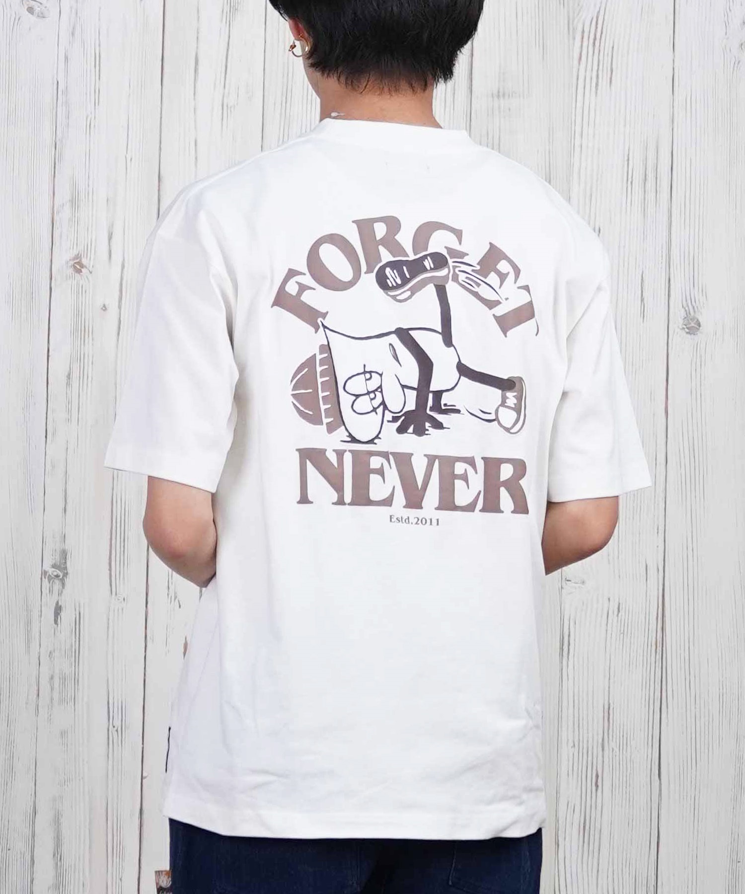 FORGET NEVER フォーゲットネバー 半袖 Tシャツ メンズ バック