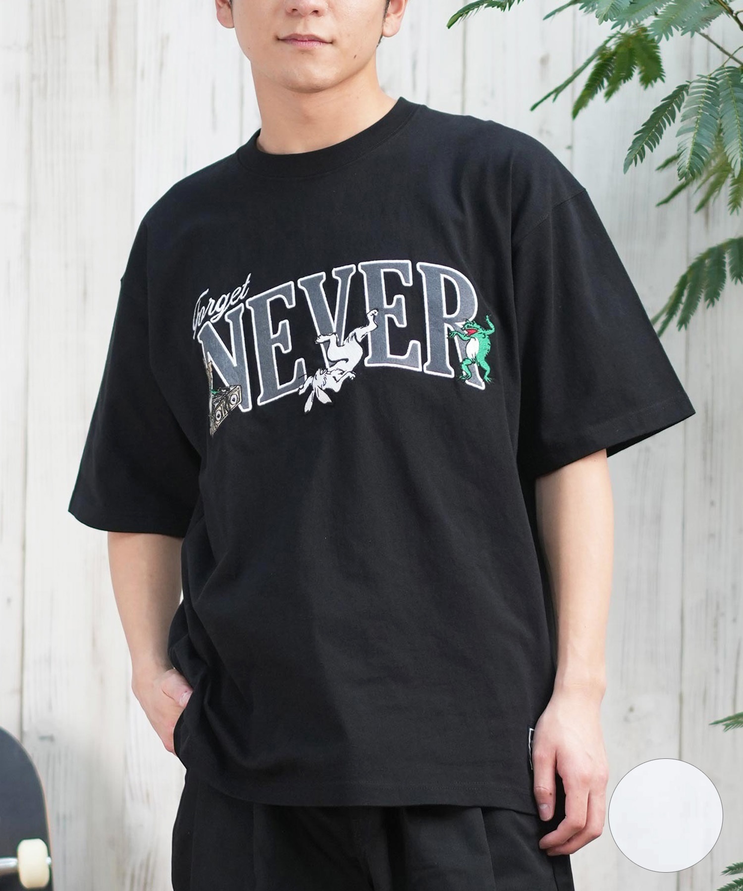 FORGET NEVER フォーゲットネバー 半袖 Tシャツ メンズ フロント