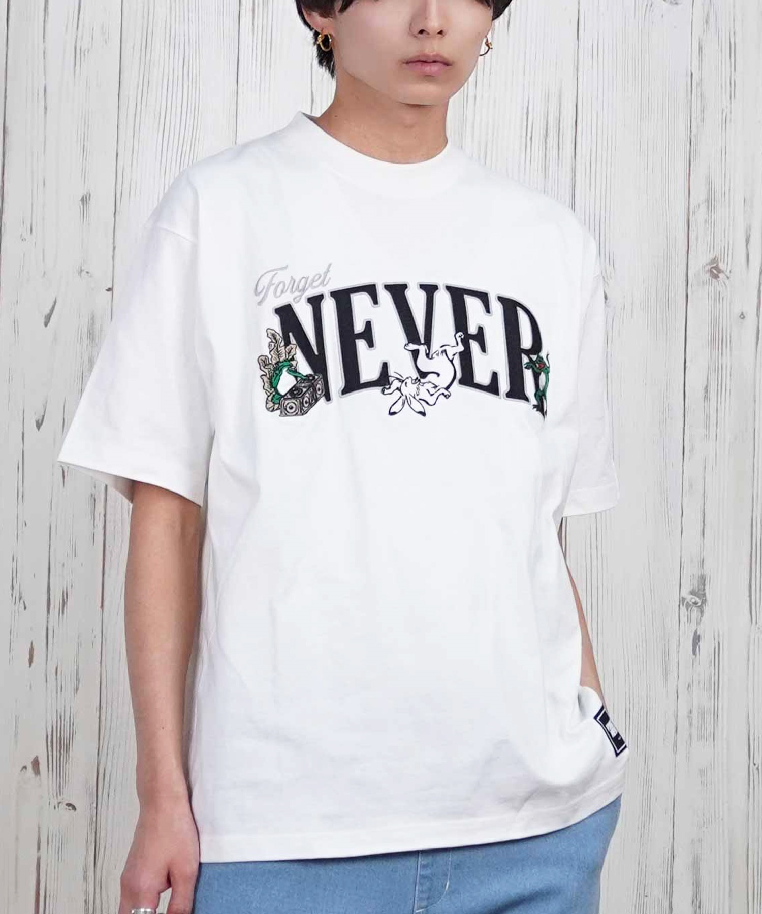 FORGET NEVER フォーゲットネバー 半袖 Tシャツ メンズ フロント