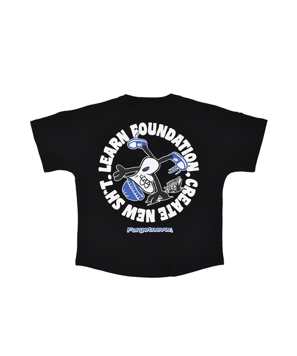 FORGET NEVER フォーゲットネバー 半袖 Tシャツ キッズ ジュニア 子供 バックプリント 253OO3ST704FN ムラサキスポーツ限定