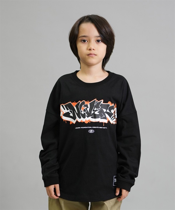 FORGET NEVER フォーゲットネバー 長袖 Tシャツ ロンT キッズ ジュニア