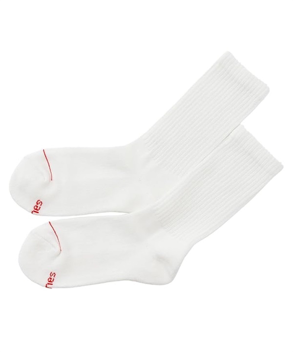 HANES ヘインズ ソックス 靴下 2足組 クルーソックス ハーフパイル HMSBB001
