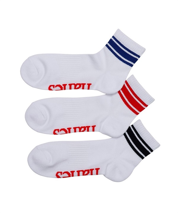 HANES ヘインズ ソックス 3足組 QUARTER LENGTH SOCKS HMSCC201