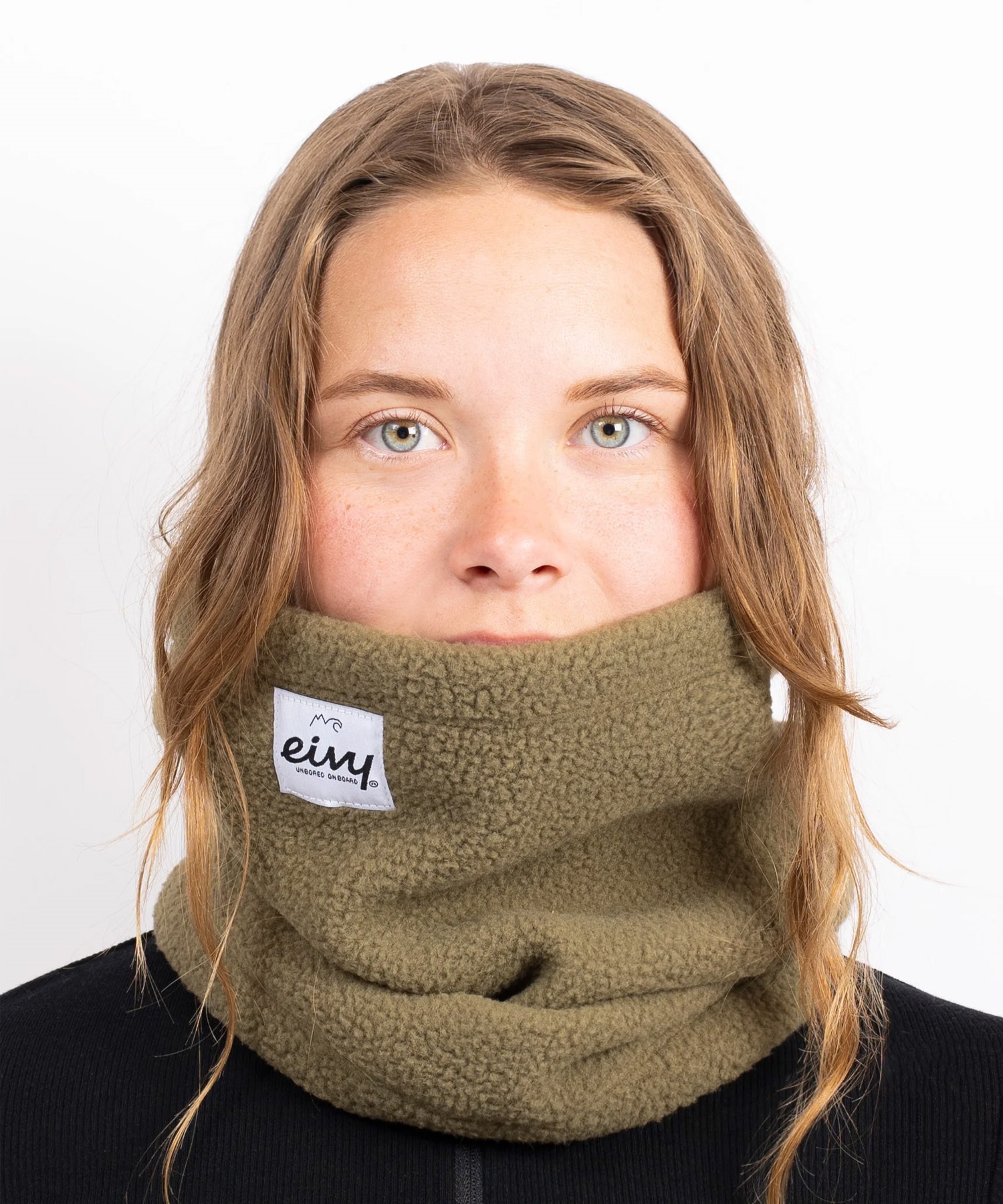 EIVY アイビー 2way レディース BEANIE SHERPA NECKWARMER スノーボード ネックウォーマー ビーニー ニットキャップ ムラサキスポーツ 25-26モデル(OLIVE-FREE)