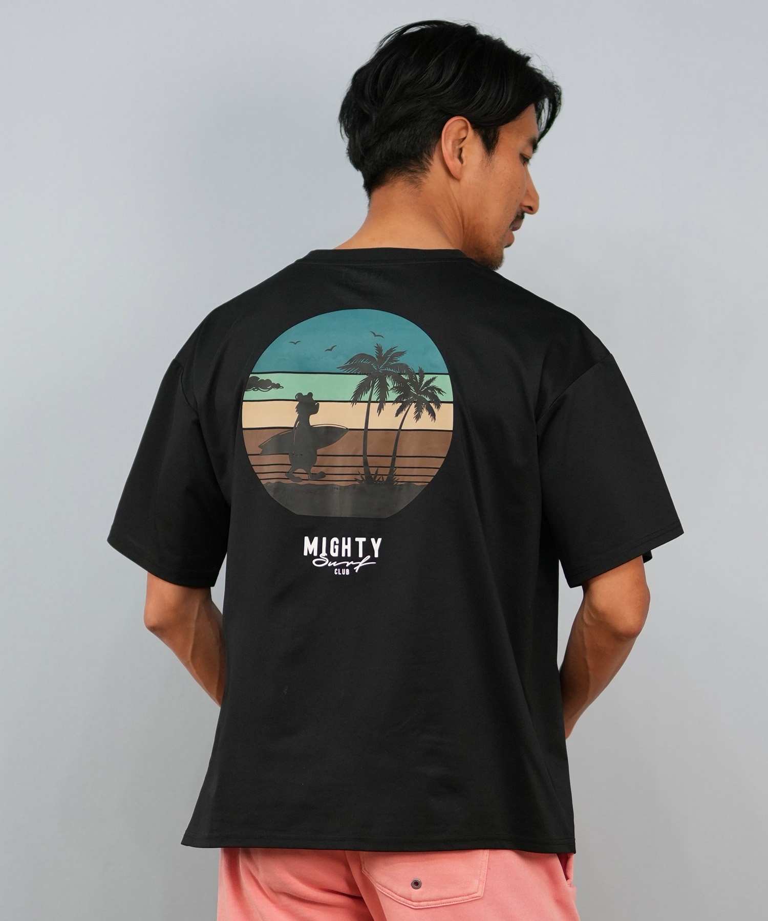 Mighty Surf Club マイティーサーフクラブ 半袖 Tシャツ メンズ バック