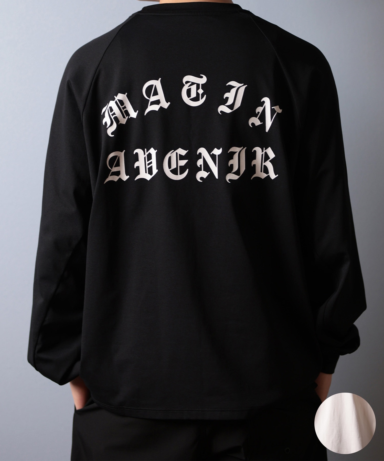 MATIN AVENIR マタンアヴニール 水着 ラッシュガード 長袖 Tシャツ ロンT メンズ 水陸両用 MA25010 ムラサキスポーツ限定(BK-M)