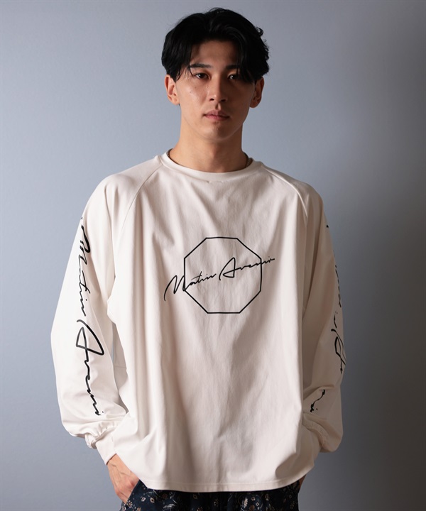 MATIN AVENIR マタンアヴニール 水着 ラッシュガード 長袖 Tシャツ ロンT メンズ 水陸両用 MA25020 ムラサキスポーツ限定