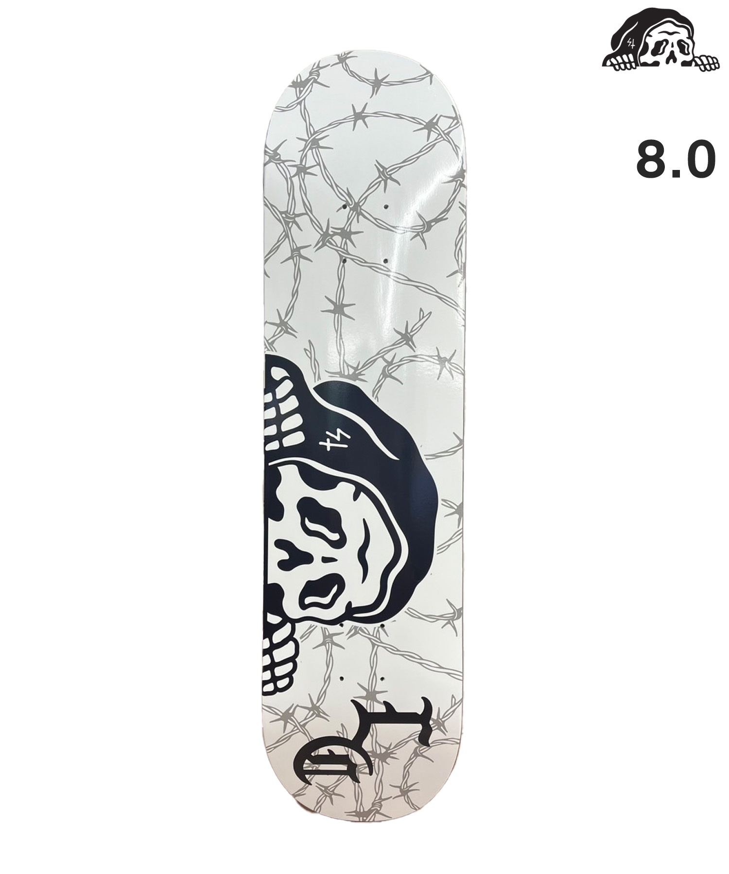 LURKING CLASS ラーキングクラス スケートボード デッキ 8.0inch MR BERBED WIRE LOGO DECK ムラサキスポーツ