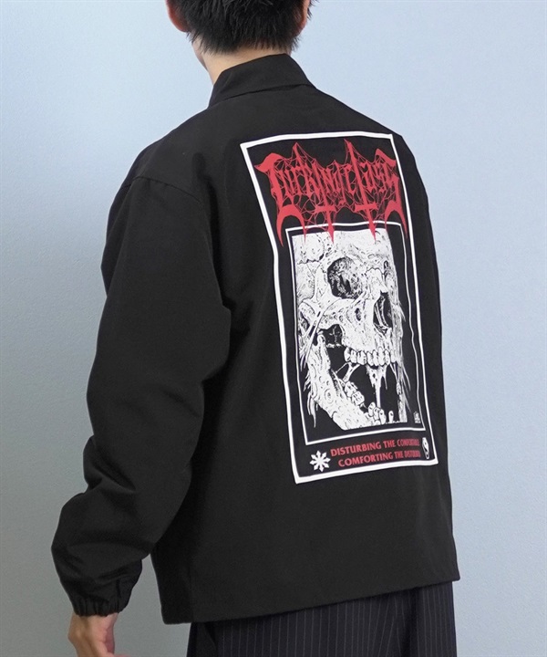 LURKING CLASS ラーキングクラス コーチジャケット アウター メンズ バックプリント COACH JACKET ST25FJM01
