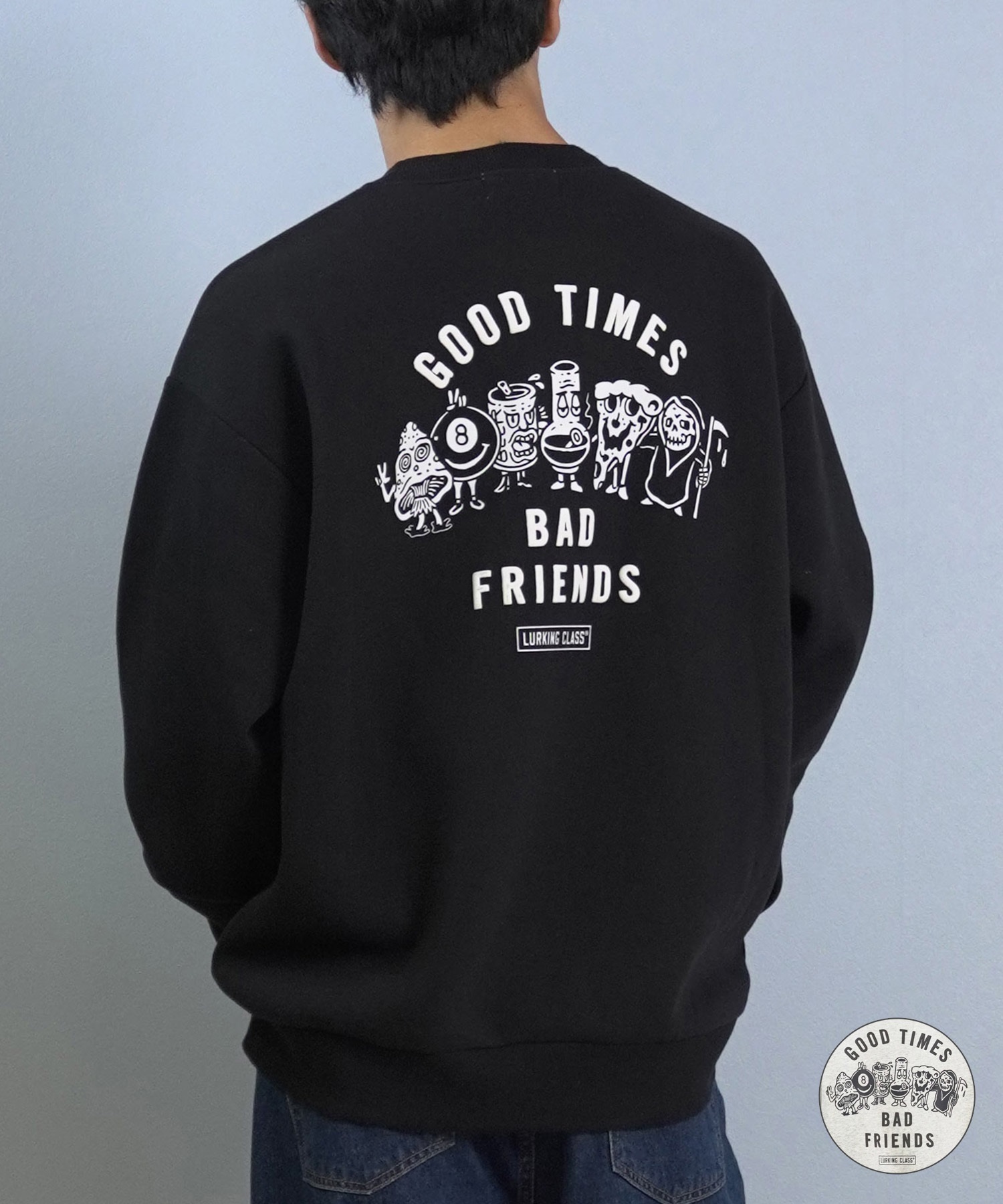 LURKING CLASS ラーキングクラス トレーナー スウェット メンズ クルー