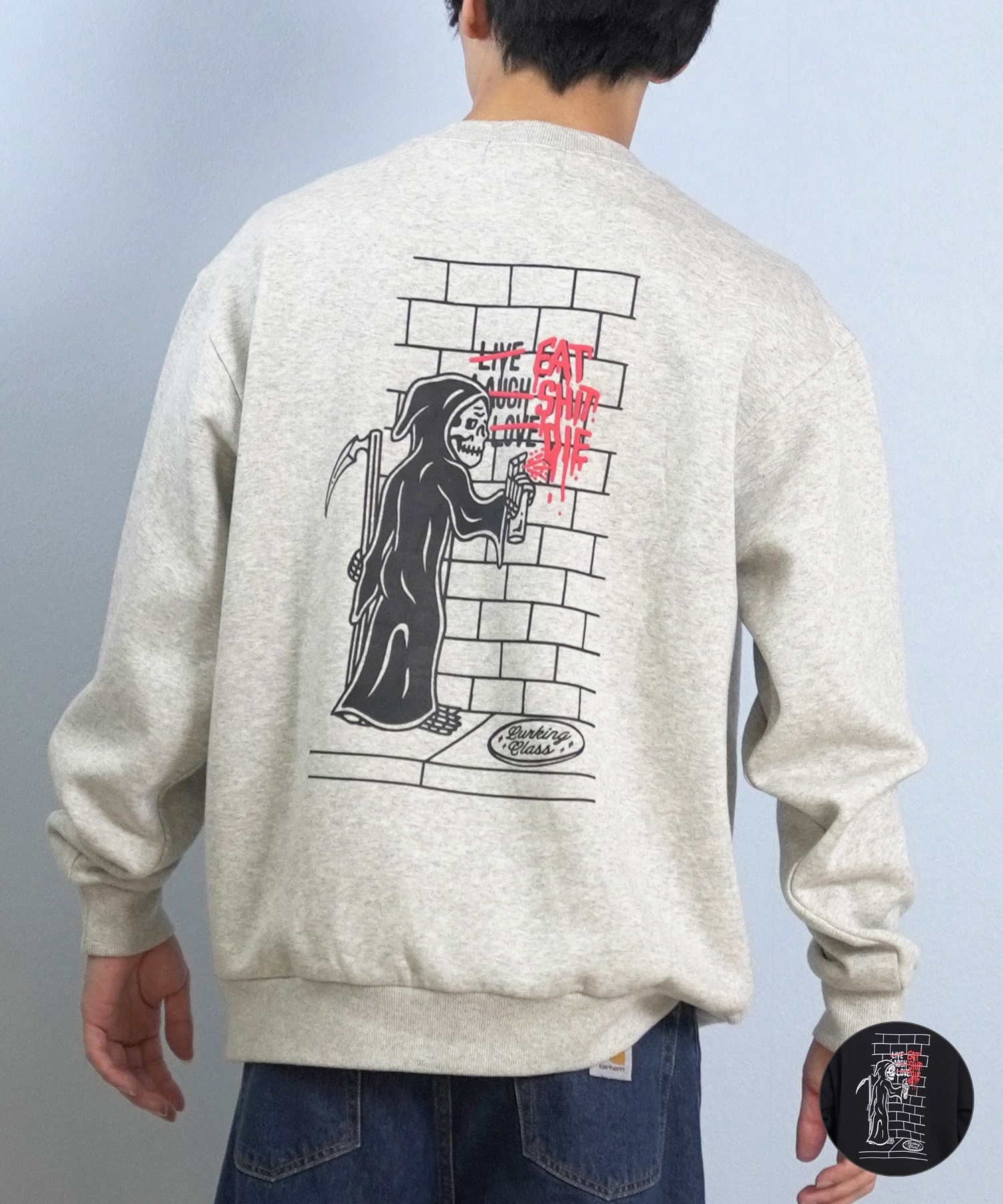 LURKING CLASS ラーキングクラス トレーナー スウェット メンズ クルー