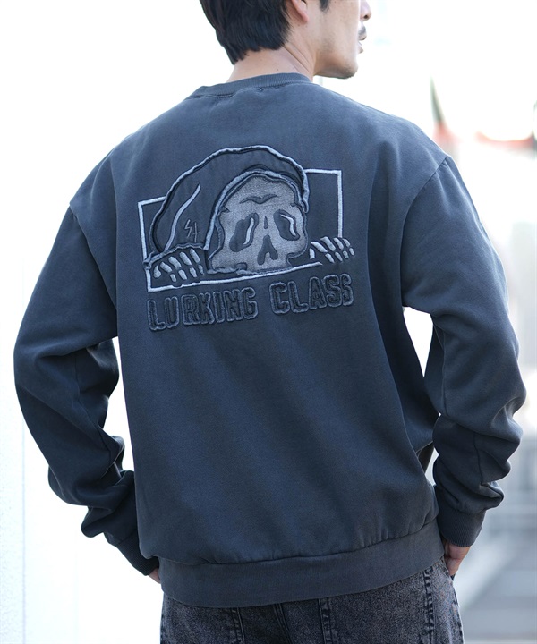 LURKING CLASS ラーキングクラス トレーナー スウェット メンズ クルーネック バックプリント 裏起毛 ST25FUM06