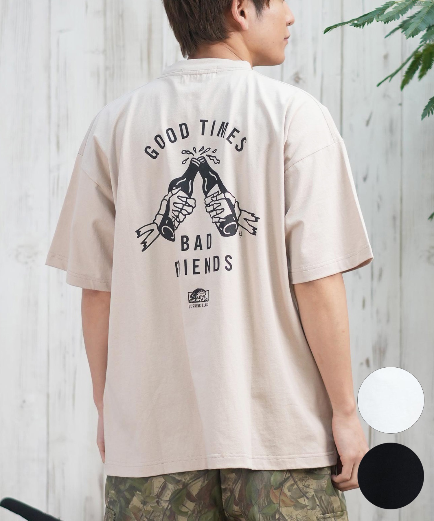 LURKING CLASS ラーキングクラス 半袖 Tシャツ メンズ バックプリント