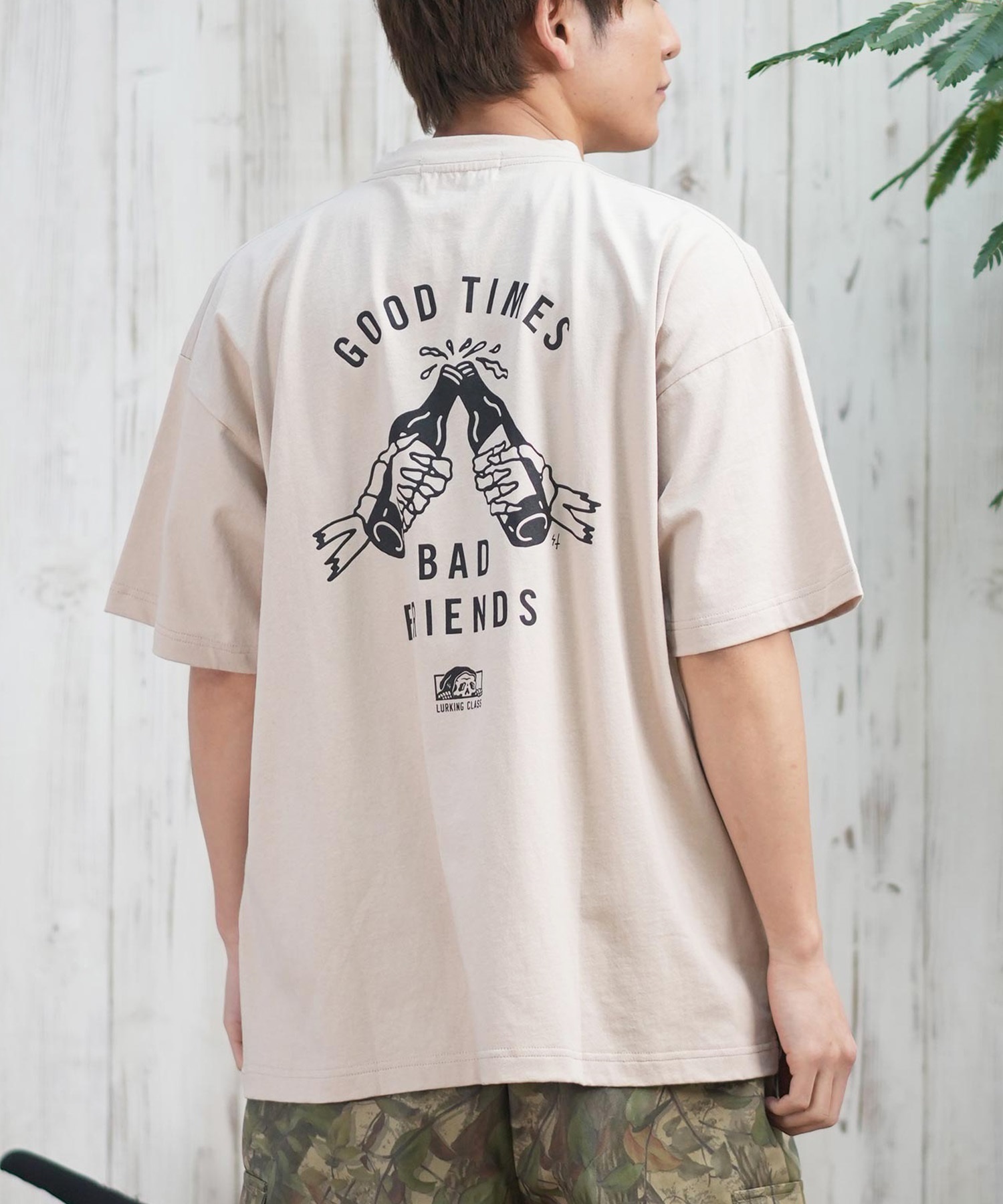 LURKING CLASS ラーキングクラス 半袖 Tシャツ メンズ バックプリント