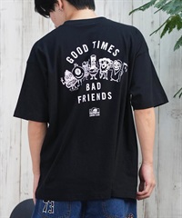 LURKING CLASS ラーキングクラス 半袖 Tシャツ メンズ バックプリント ST25STM03 ムラサキスポーツ限定(BLACK-M)