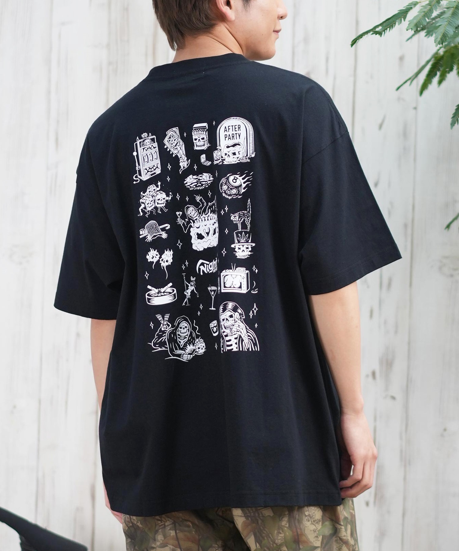 LURKING CLASS ラーキングクラス 半袖 Tシャツ メンズ バックプリント