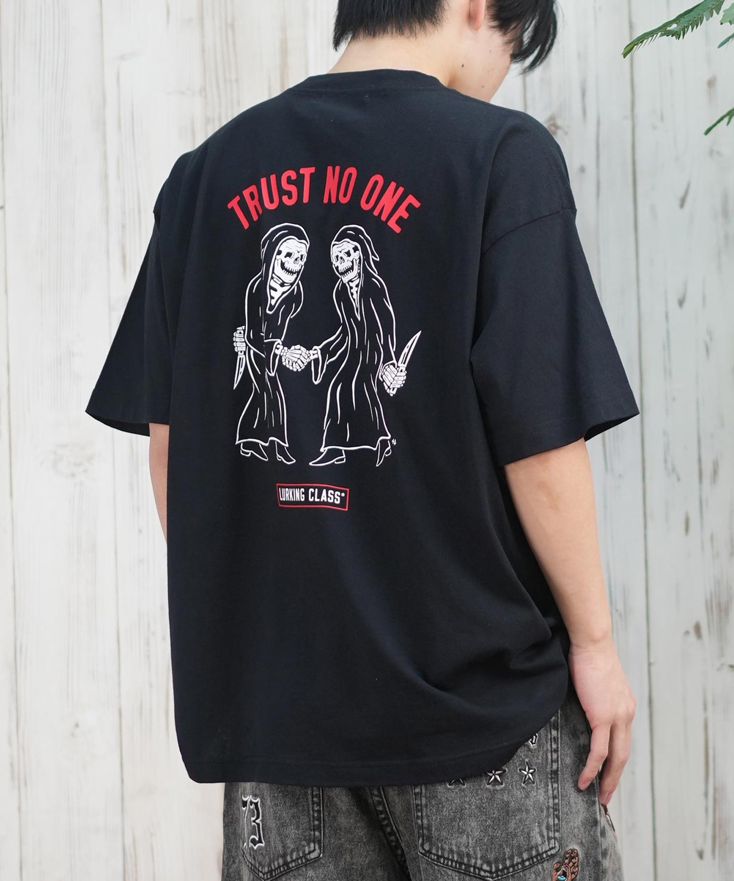 LURKING CLASS ラーキングクラス 半袖 Tシャツ メンズ バックプリント