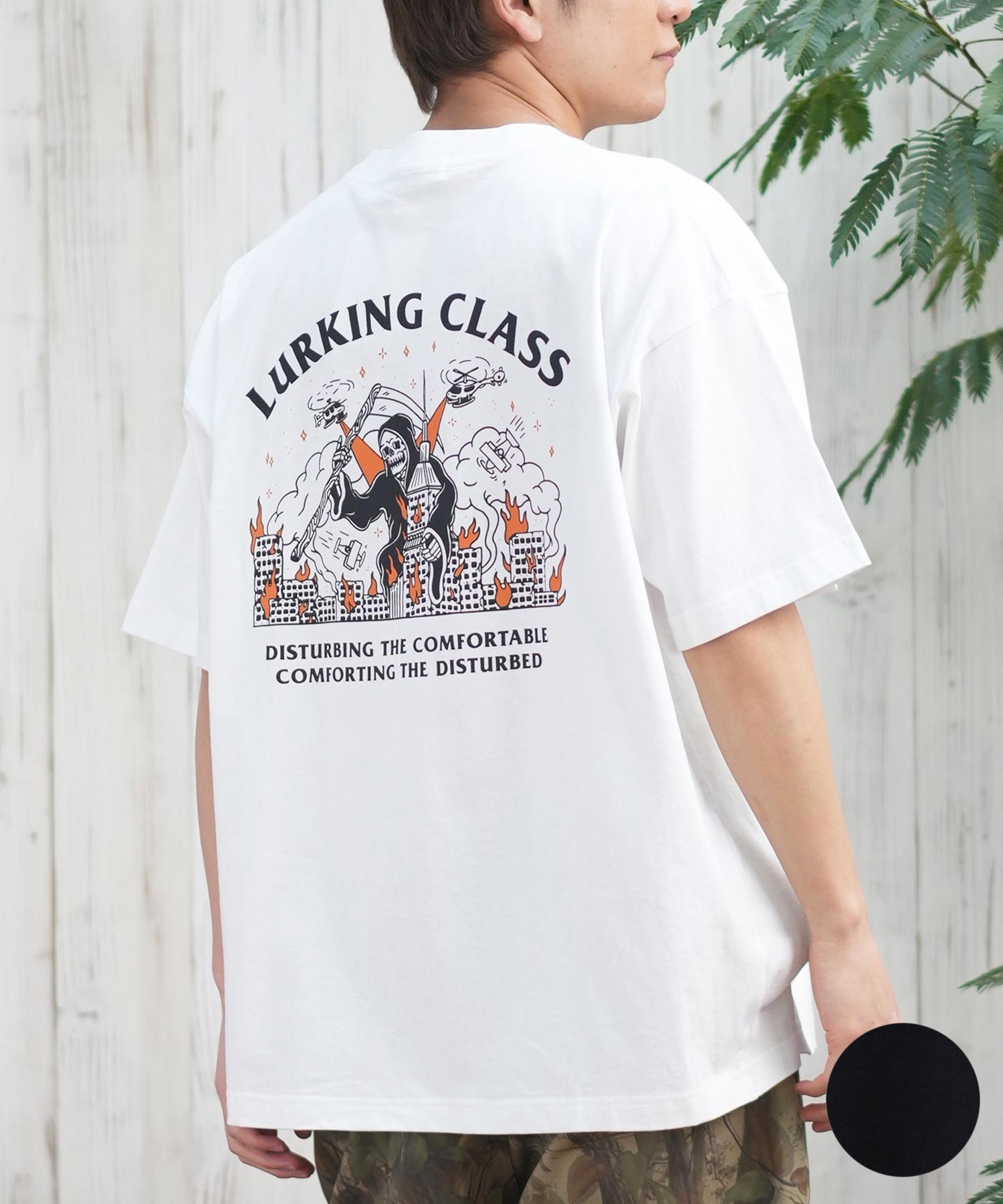 LURKING CLASS ラーキングクラス 半袖 Tシャツ メンズ バックプリント