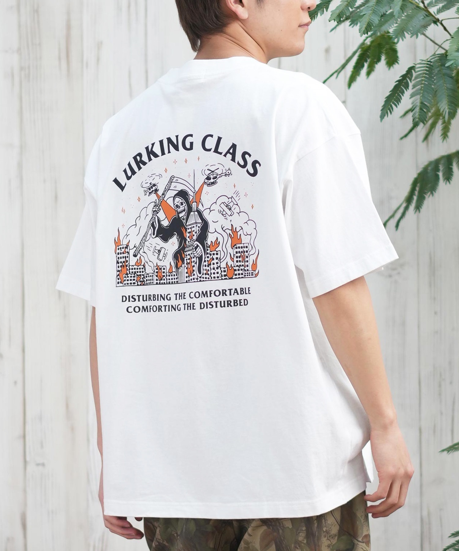 LURKING CLASS ラーキングクラス 半袖 Tシャツ メンズ バックプリント
