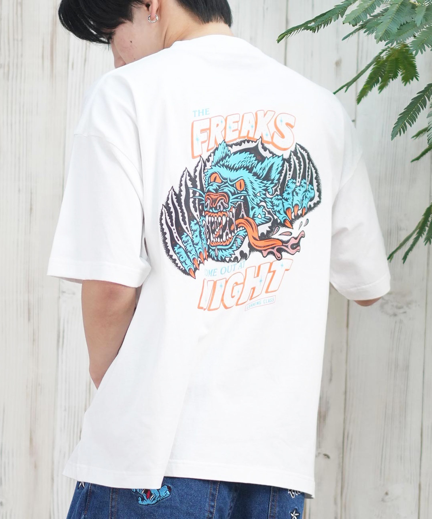 LURKING CLASS ラーキングクラス 半袖 Tシャツ メンズ バックプリント