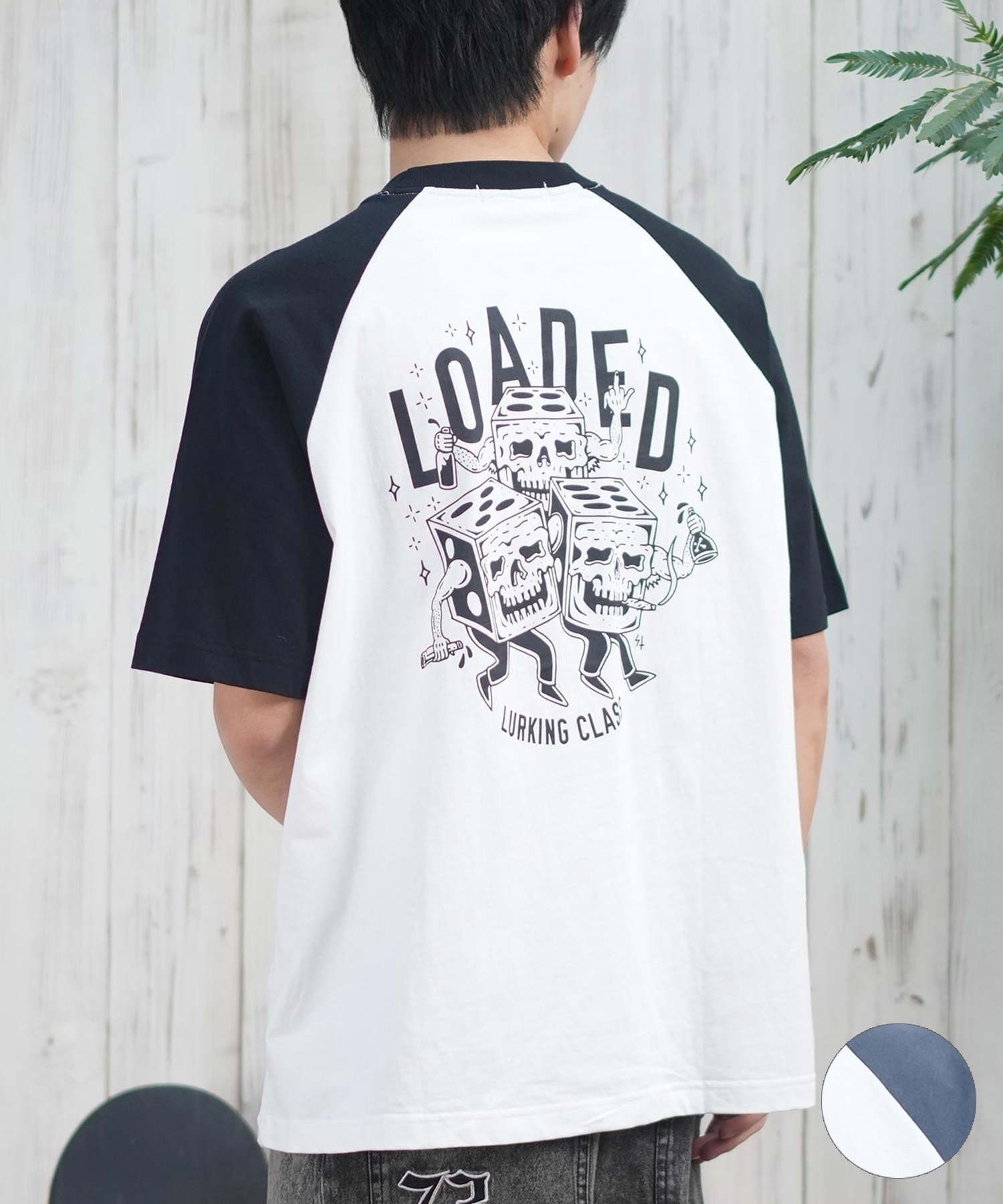 LURKING CLASS ラーキングクラス 半袖 Tシャツ メンズ ラグラン