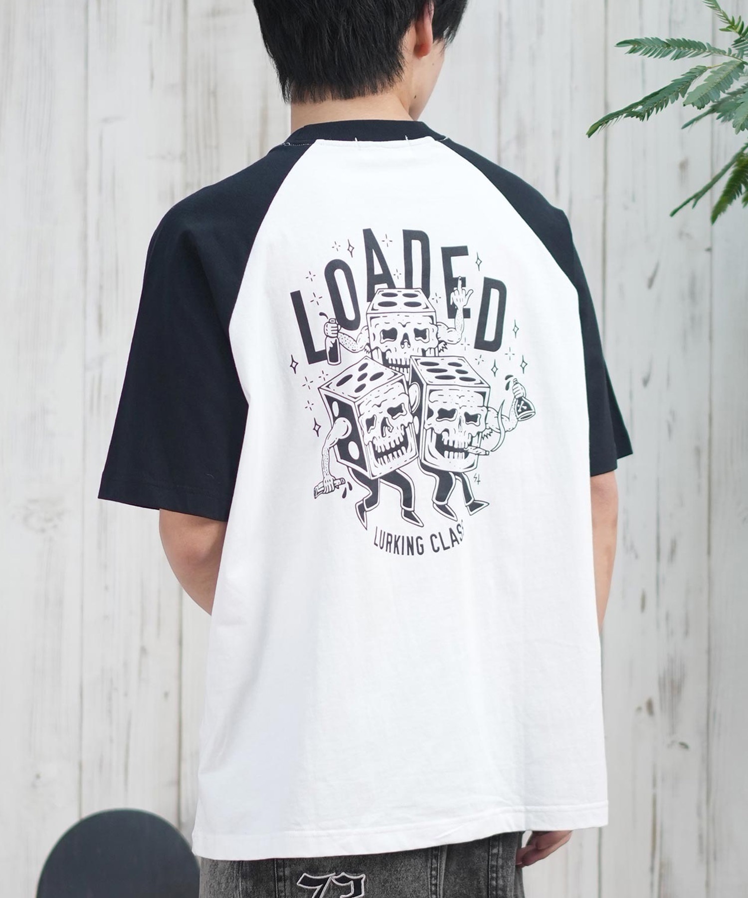 LURKING CLASS ラーキングクラス 半袖 Tシャツ メンズ ラグラン