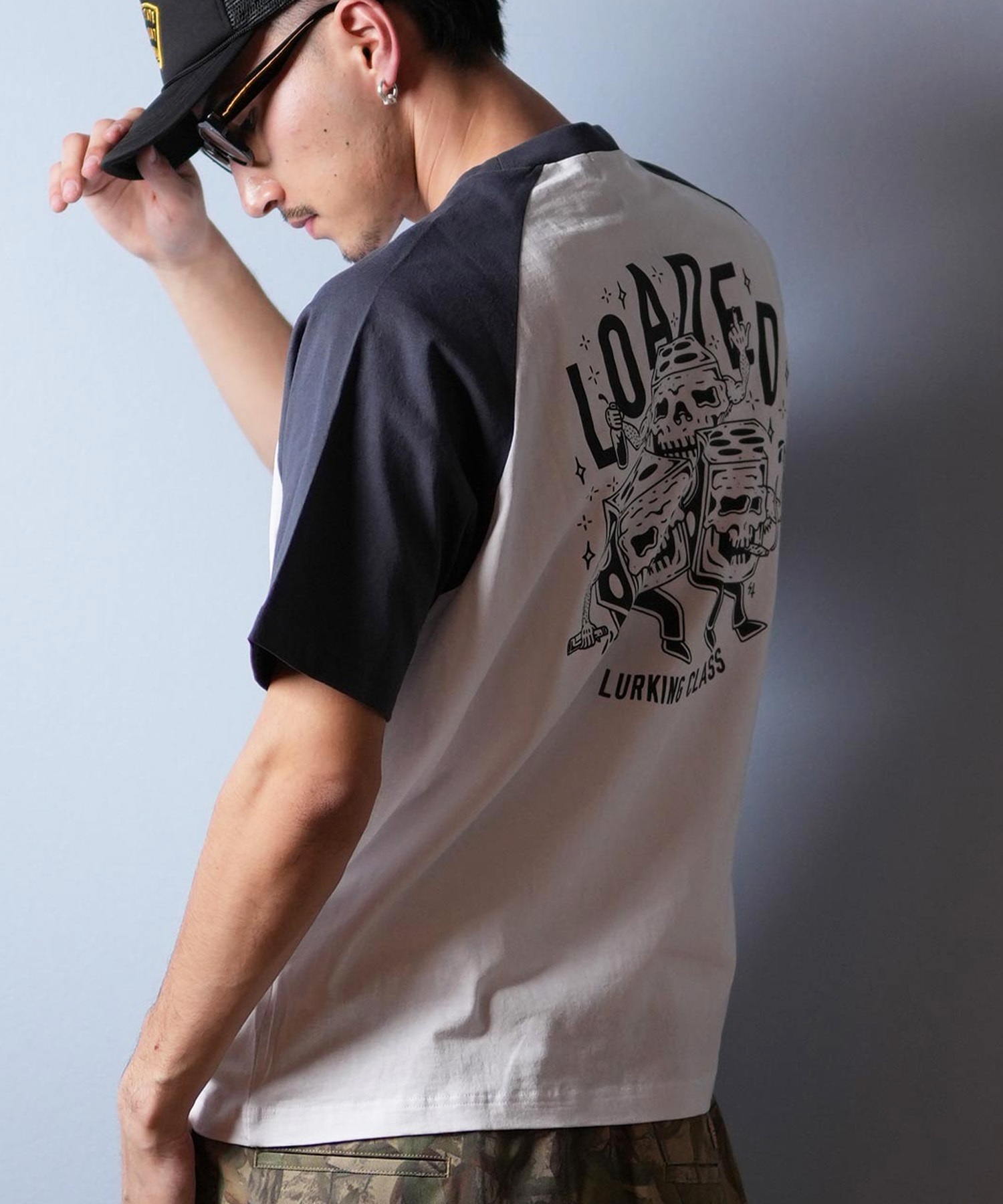 LURKING CLASS ラーキングクラス 半袖 Tシャツ メンズ ラグラン