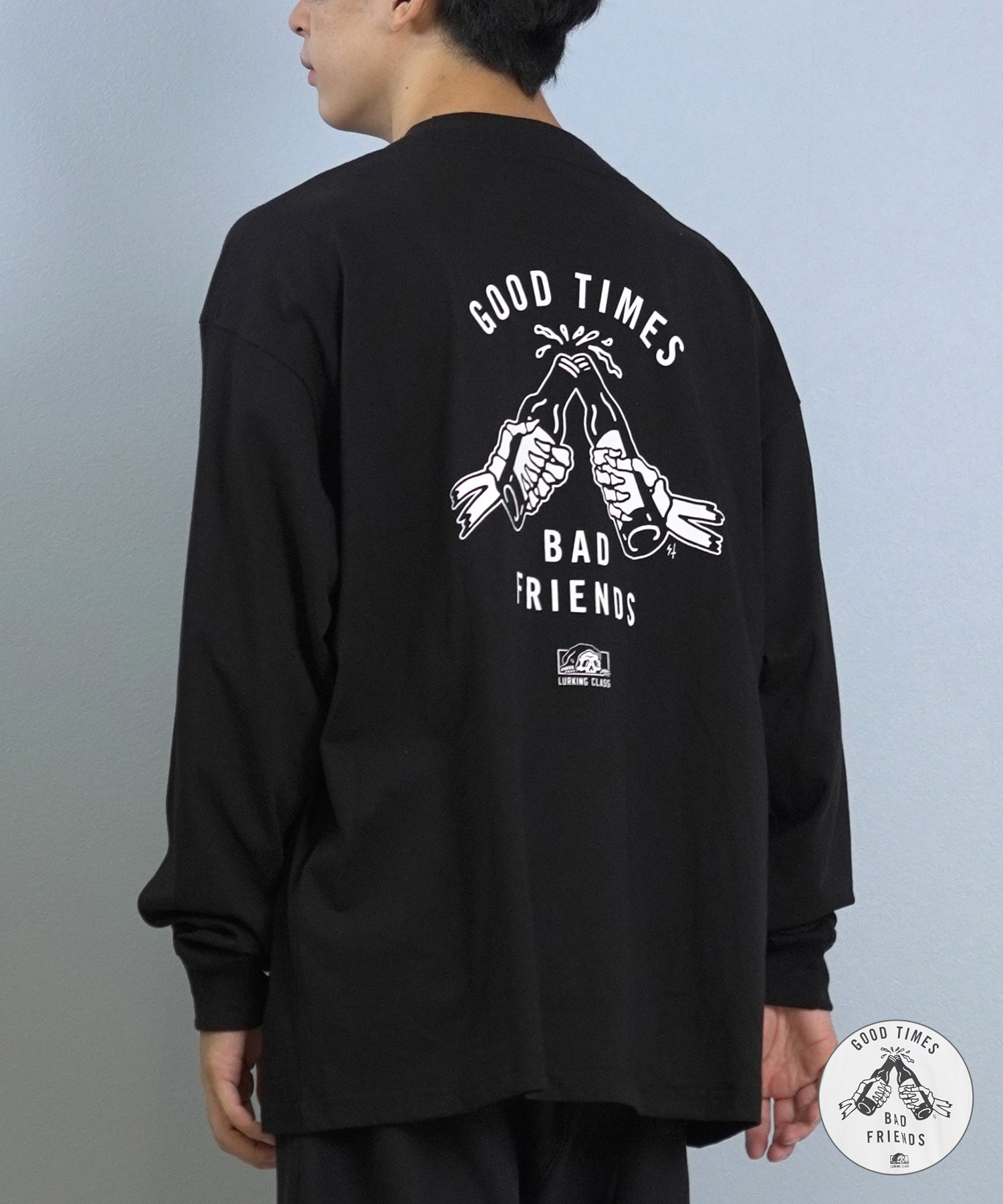 LURKING CLASS ラーキングクラス 長袖 Tシャツ ロンT メンズ バック
