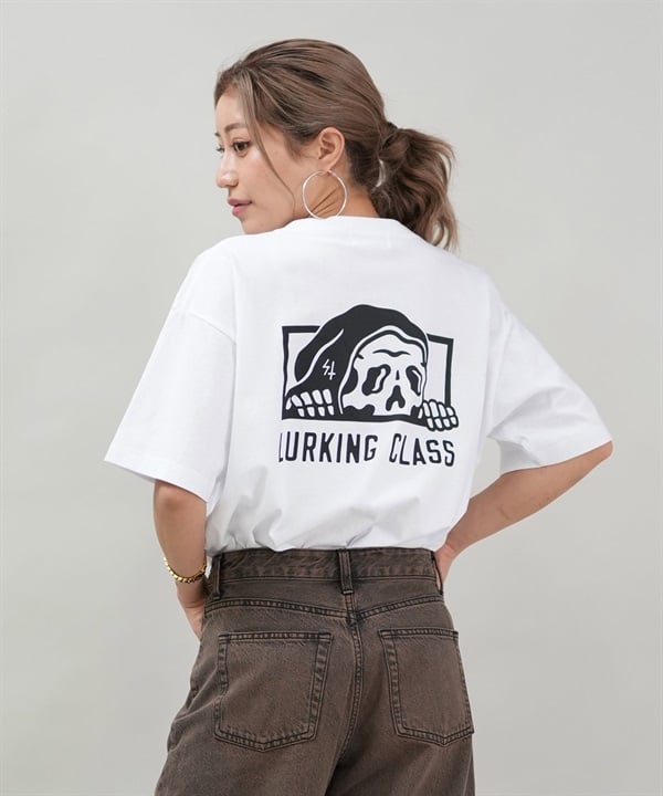 LURKING CLASS ラーキングクラス 半袖 Tシャツ レディース オーバーサイズ ユニセックス ST25STM01W ムラサキスポーツ限定