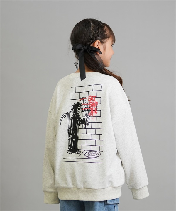 LURKING CLASS ラーキングクラス トレーナー スウェット キッズ ジュニア 子供 EAT SHIT DIE CREW ST25FUM03K