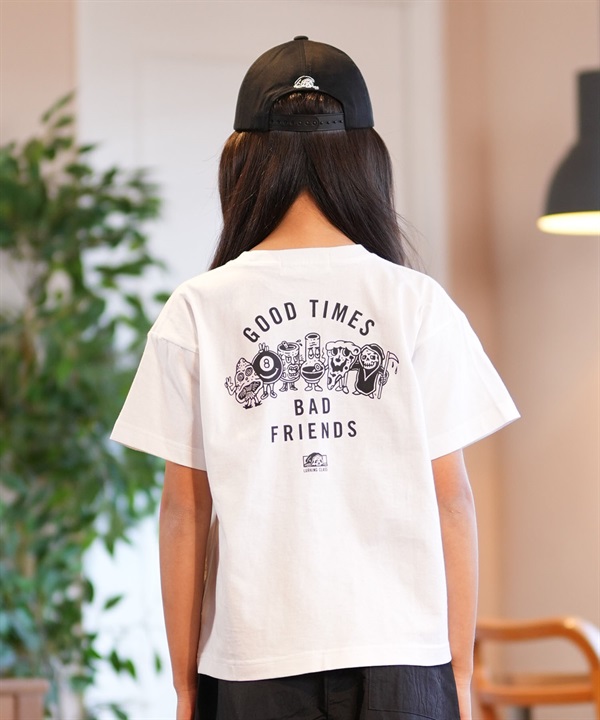 LURKING CLASS ラーキングクラス 半袖 Tシャツ キッズ ジュニア バックプリント GOOD TIME 2 TEE ST25STM02K ムラサキスポーツ限定