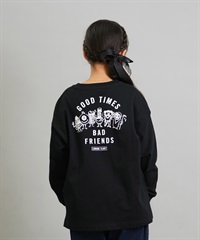 LURKING CLASS ラーキングクラス 長袖 Tシャツ ロンT キッズ ジュニア 子供 GOOD TIMES 2 L S TEE ST25FTM01K(BLACK-130cm)