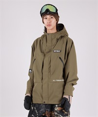 REPUBLIC リパブリック OUTSIDE CITY PARKA スノーボード ウェア ジャケット ユニセックス ムラサキスポーツ 25-26モデル MM E30 【2526】(OLIVE-S)
